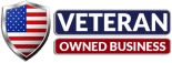 Veteran-owned business, symbolizing pride and commitment to quality roofing services.