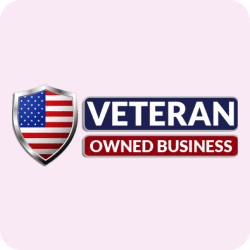 Veteran-owned business, symbolizing pride and commitment to quality roofing services.